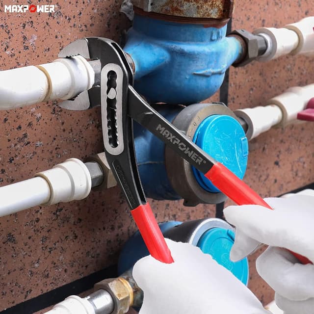 Detalle de MAXPOWER 250mm Water Pump Plier (10in) Quick Change Adjustable Multigrip Groove Joint