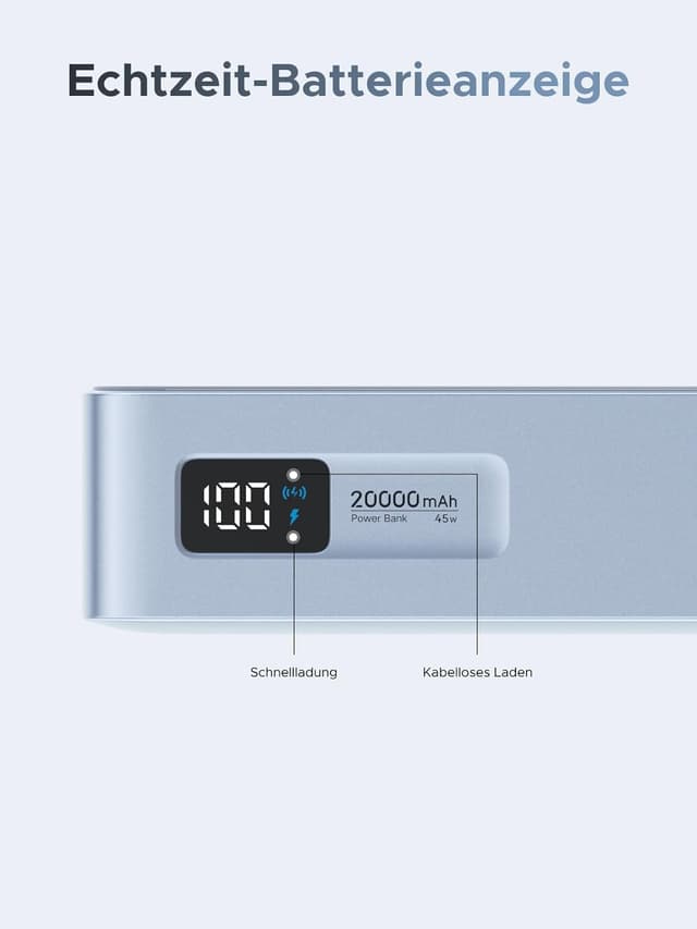 Thumbnail 6 de UGREEN MagFlow Powerbank 10000mAh Schnellladegerät