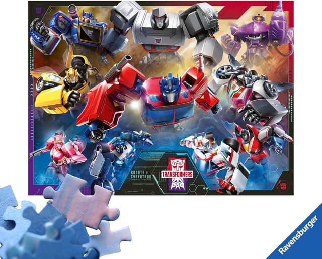 Detalle 2 de Ravensburger Puzzle XXL Transformers 100 pièces (à partir de 6 ans) 36 x 49 cm