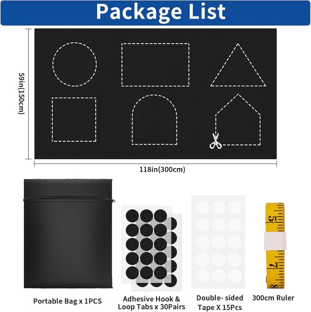 Detalle 2 de Blackout Blind 200 x 150 cm Stick on