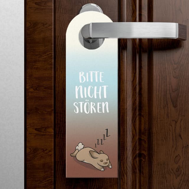 Thumbnail 5 de trendaffe Hereingehoppelt Türhänger Filz 8x27 cm