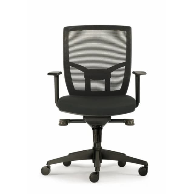 Detalle 1 de Euromof Chicago Silla de oficina con soporte lumbar y ruedas blandas