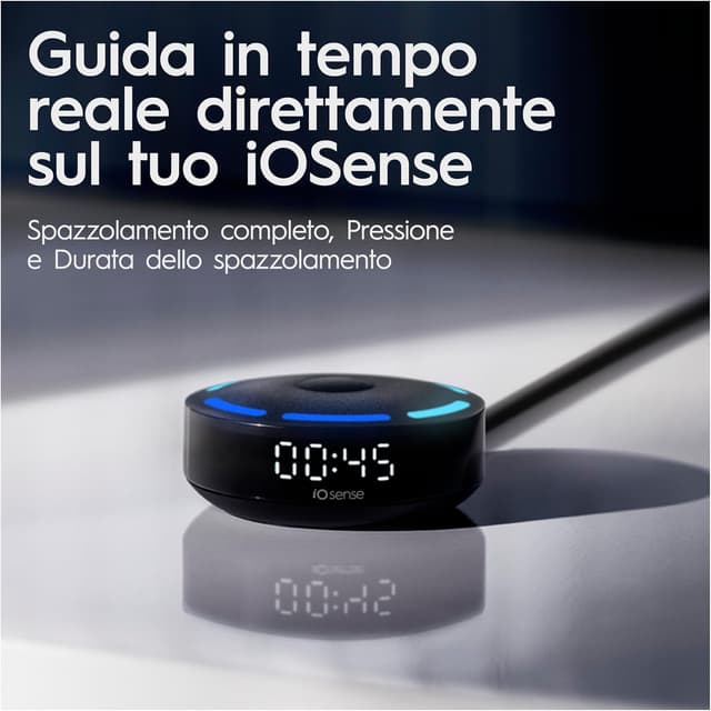 Detalle 2 de Oral-B Spazzolino Elettrico ricaricabile iO 10 Nero con testina, custodia da viaggio e dentifricio Pro Expert