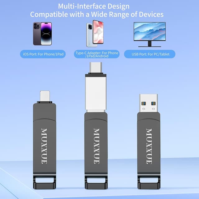Thumbnail 1 de MUXXUE Speicherstick 128GB für iPhone 💾