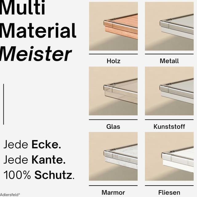 Detalle 1 de Adlersfeld Kantenschutz Baby 2 Meter transparent