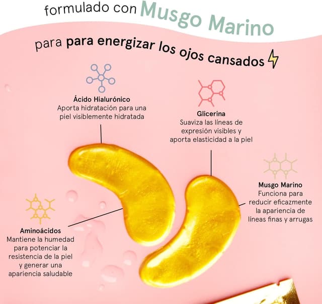 Detalle 2 de Grace and Stella Parches de Ojos Oro para Reducir Ojeras