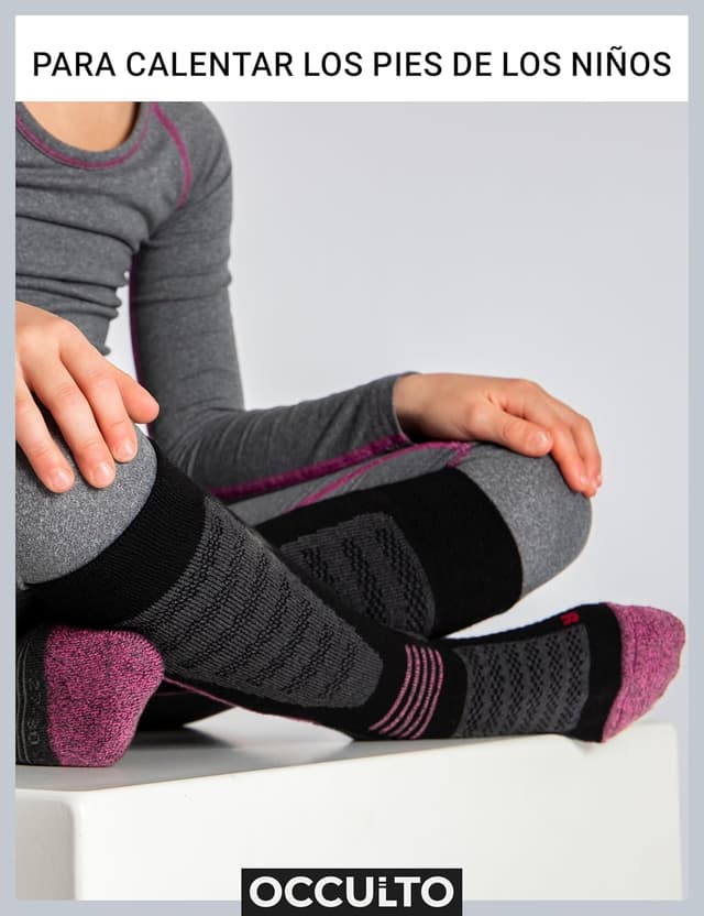 Thumbnail 4 de Occulto Charlie calcetines de esquí 2 pares niños y niñas