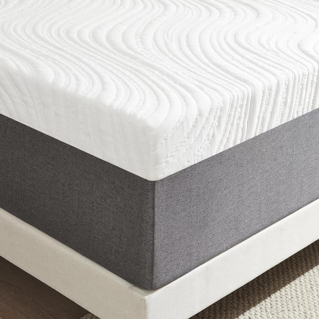 Detalle de Twirest 15cm Single Mattress with Gel Memory Foam, Anti-mite Cover & Removable Cover (90x190x15cm)