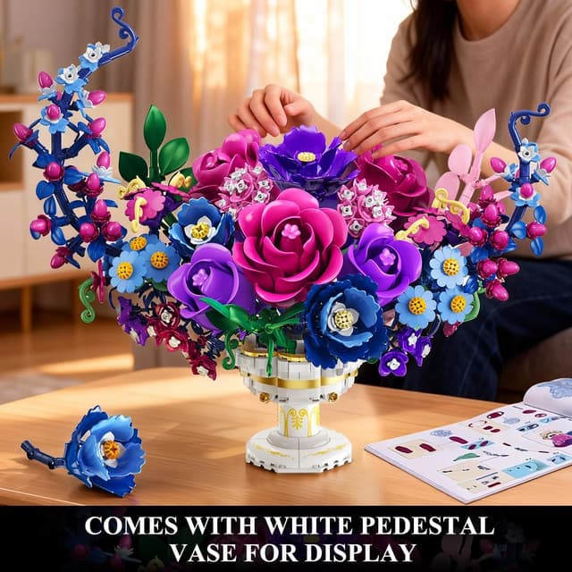 Thumbnail 6 de PLAXSOON Mond Blumen Bauspielzeugset