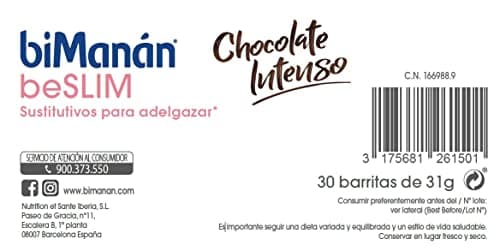 Thumbnail 7 de BIMANÁN BESLIM - Barritas Sustitutivas de Chocolate Intenso 🍫
