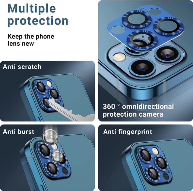 Detalle 1 de iPhone 12 Pro Linsenschutz 2er-Pack