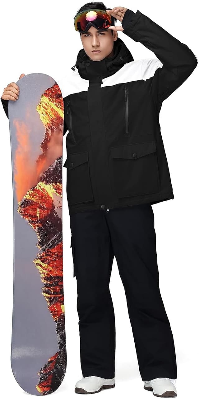 Thumbnail 3 de HOTIAN Herren Ski Jacke und Hose Set