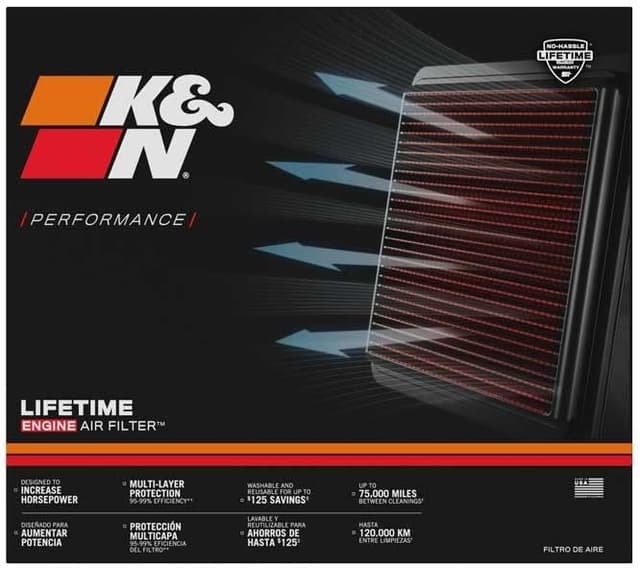 Detalle de K&N 33-5038 Filtre à air moteur 2013-2019