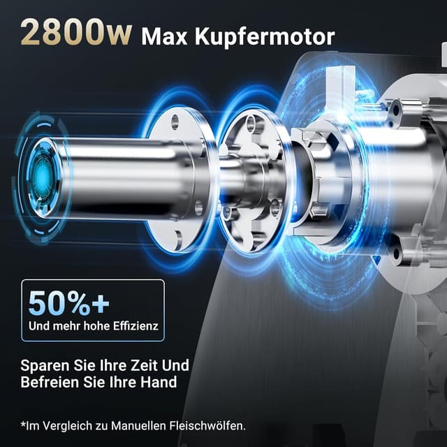 Thumbnail 4 de AAOBOSI Fleischwolf 4-in-1 2800 W