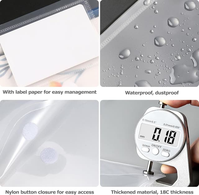 Thumbnail 4 de Carpetas A4 transparentes 20 unidades