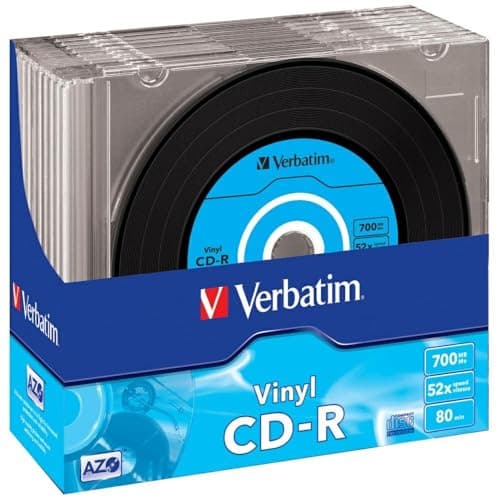 Imagen de Verbatim CD-R AZO Data Vinyl Pack 10 unidades 💿 en OfertitasTOP