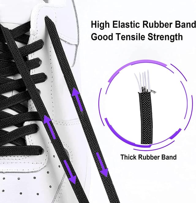 Detalle 2 de VICT POPU Elastic Laces Flat No Tie