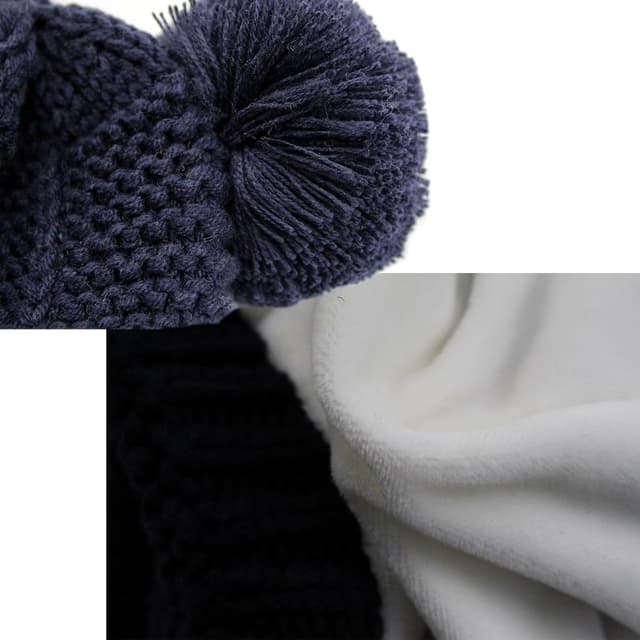 Detalle 2 de Exemaba warm beanie hat 100% acrylic