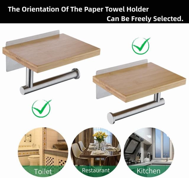 Thumbnail 3 de HomeHeng H98903BN Porte-rouleau 180 mm 🚽