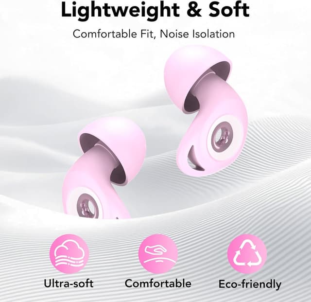 Detalle 2 de IKG Bouchons d’oreille anti-bruit 45 dB en silicone souple (4 tailles XS/S/M/L)