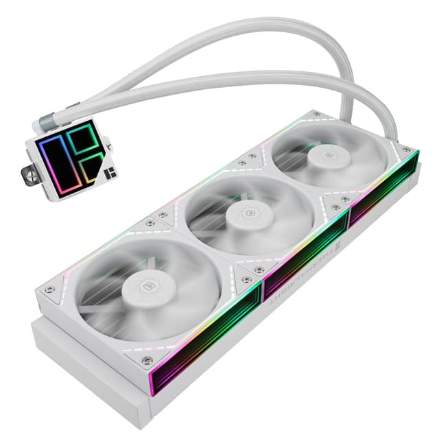 Detalle de Thermalright TR Frozen Infinity 360 White (TL-M12W*3) AIO CPU 360 mm con PWM e ARGB Infinity Mirror