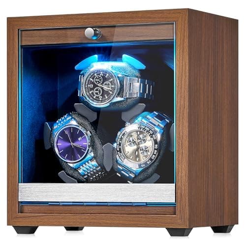 Detalle de ANWBROAD JWW013M Caja para 3 relojes