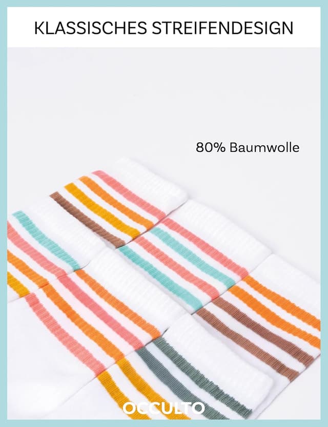 Detalle de Occulto Steffi Damen Tennissocken im 6er Pack