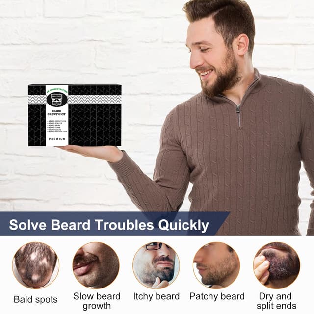Thumbnail 4 de MALE GOD Beard Growth Kit 🧔