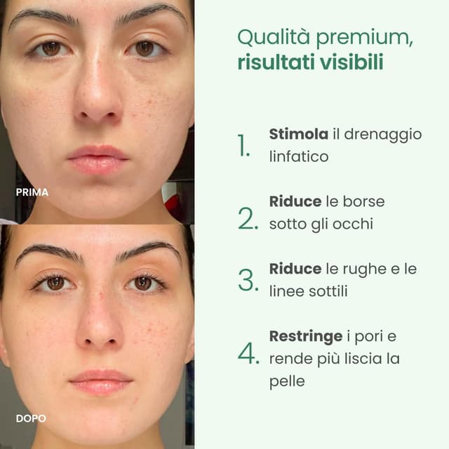 Thumbnail 1 de PLANTIFIQUE Rullo di giada viso con Gua Sha — kit massaggio 🧖♀