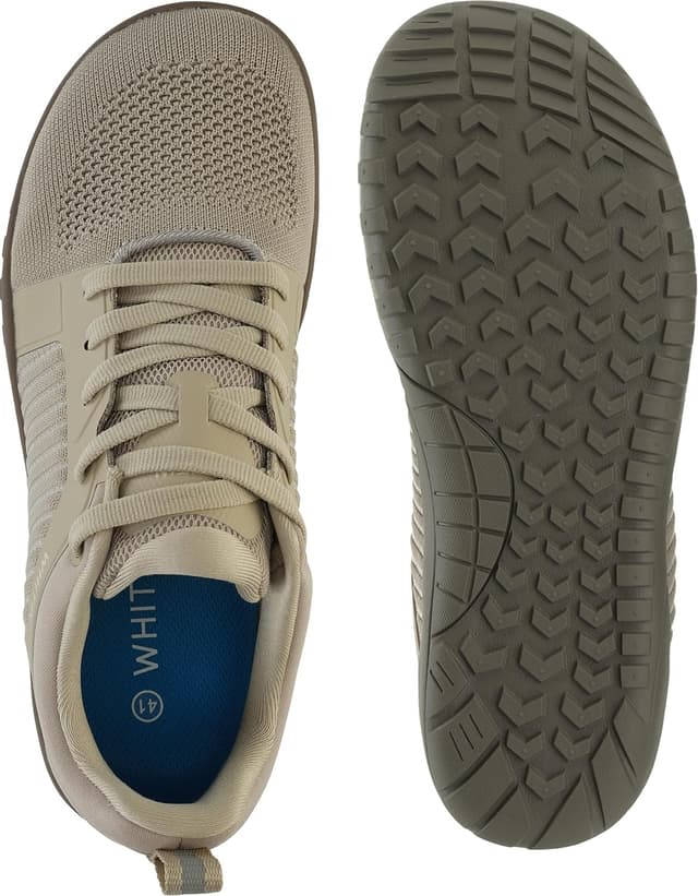 Detalle de WHITIN Women’s Wide Barefoot Trail Running Shoes (Zero Drop, Flexible Traction)