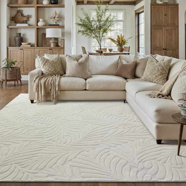 Thumbnail 6 de PureCozy Tapis de salon 160x230 cm Bleu gris antidérapant, lavable en machine