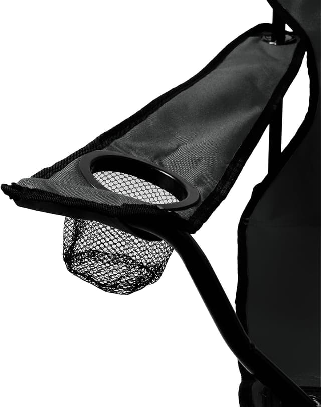 Detalle 2 de Logo Brands NCAA Portable Quad Chair with Armrests, Built-In Cup, Carry Bag