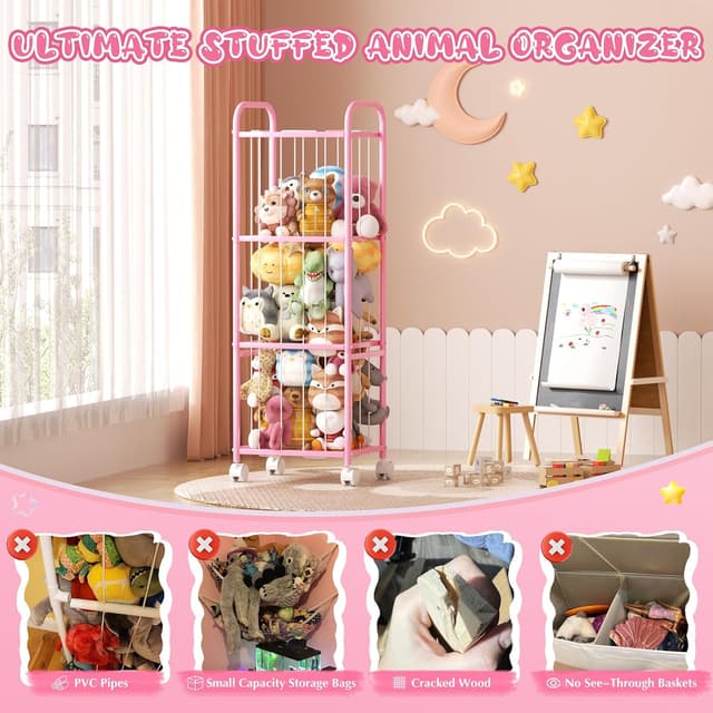 Thumbnail 3 de Oneyus Stuffed Animal Storage 53.5 in