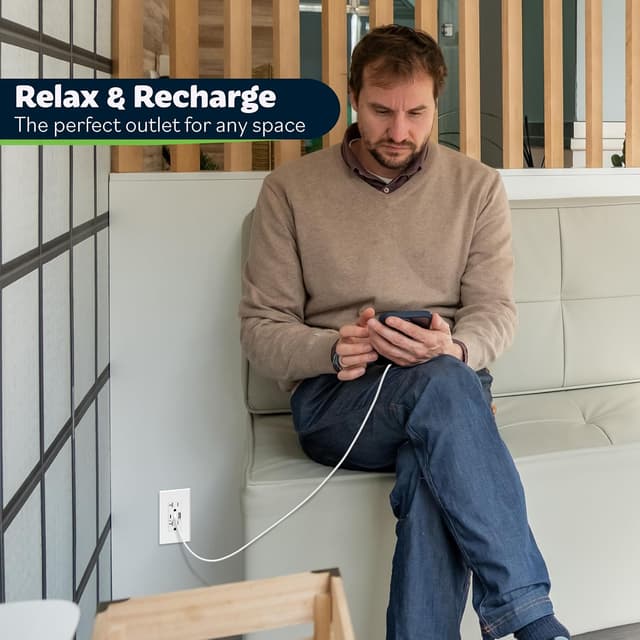 Detalle 2 de TOPGREENER TU22042AC2 21W USB Outlet