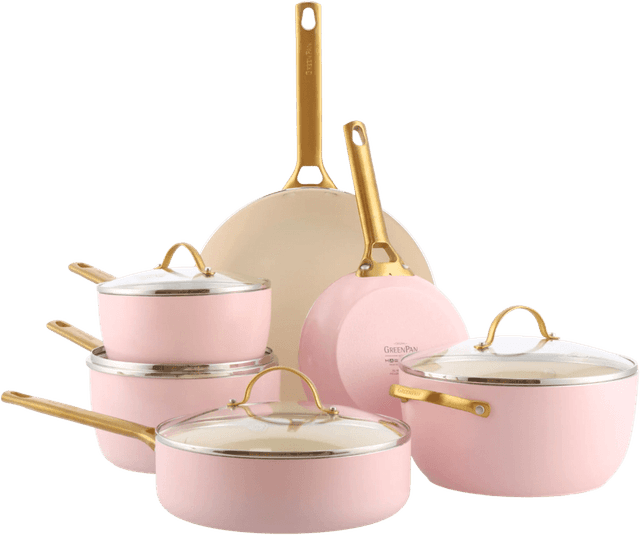 Imagen de GreenPan Padova Reserve 10‑teiliges Blush Pink 🍲 en OfertitasTOP