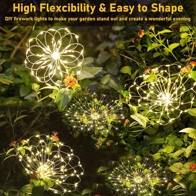 Thumbnail 5 de Yowin Firework Solar Lights 2 Pack