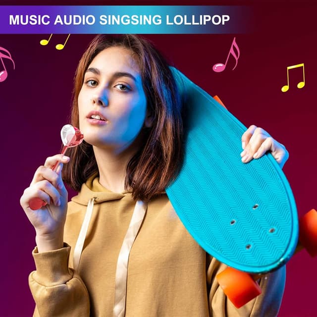 Detalle 2 de Amos Música Piruleta Sandía sin azúcar