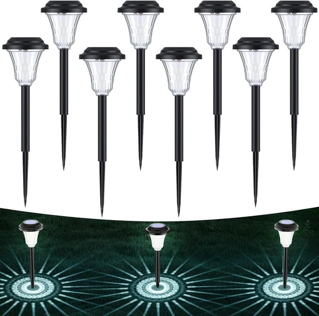 Detalle de Solar garden lights 8 pack