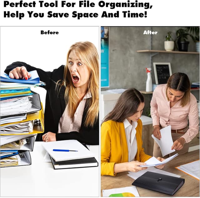 Detalle 1 de Lamitocs A4 expanding file folder, 13 pockets