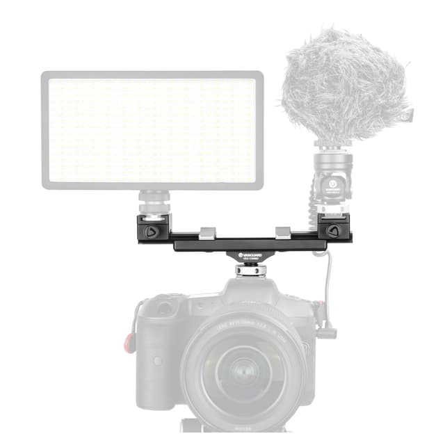 Detalle 2 de Vanguard Veo CSMM2 Montura cold shoe para 2 accesorios 🎥