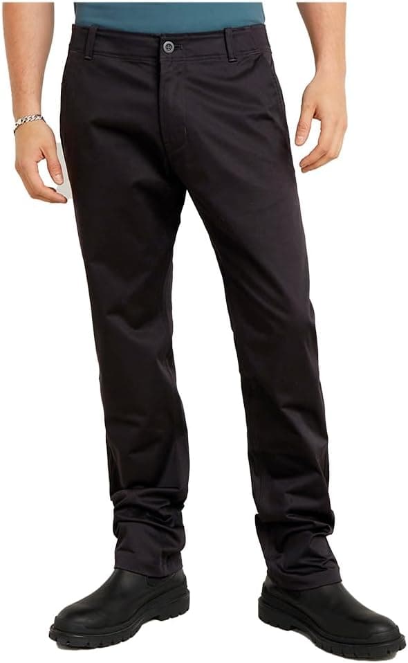 Detalle de G-Star Herren Mosa Straight Chino – bequemer Chino mit Reißverschluss & Münztasche