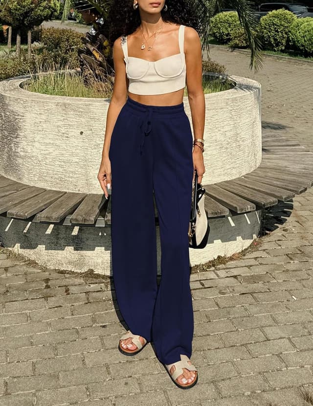 Detalle 2 de PINSPARK pantaloni da jogging donna con vita alta