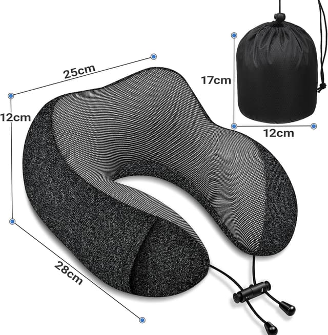 Thumbnail 5 de SOMLAW Nackenkissen Reisekissen 100% Memory Foam