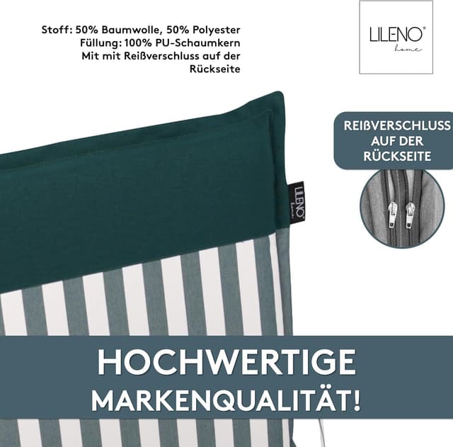 Thumbnail 5 de LILENO HOME Cojín para silla de jardín 🌿 Respaldo alto