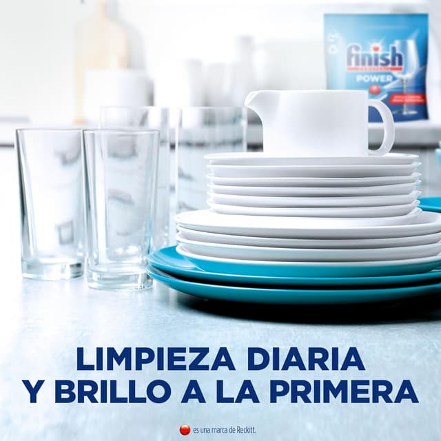 Detalle 2 de Finish Powerball Power All in 1 - Pack 110 Pastillas