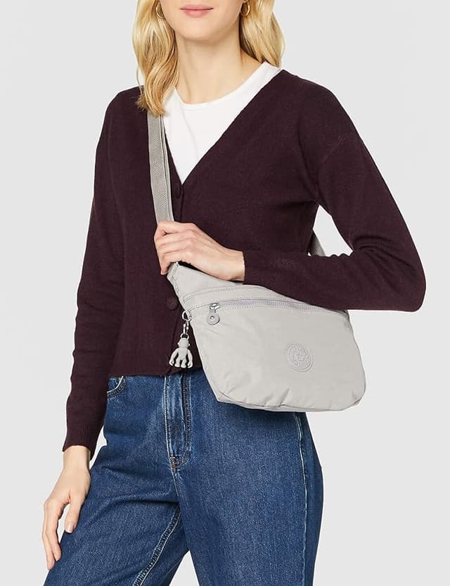 Imagen de Kipling Arto Bandolera Mediana, Verde Musgo en OfertitasTOP