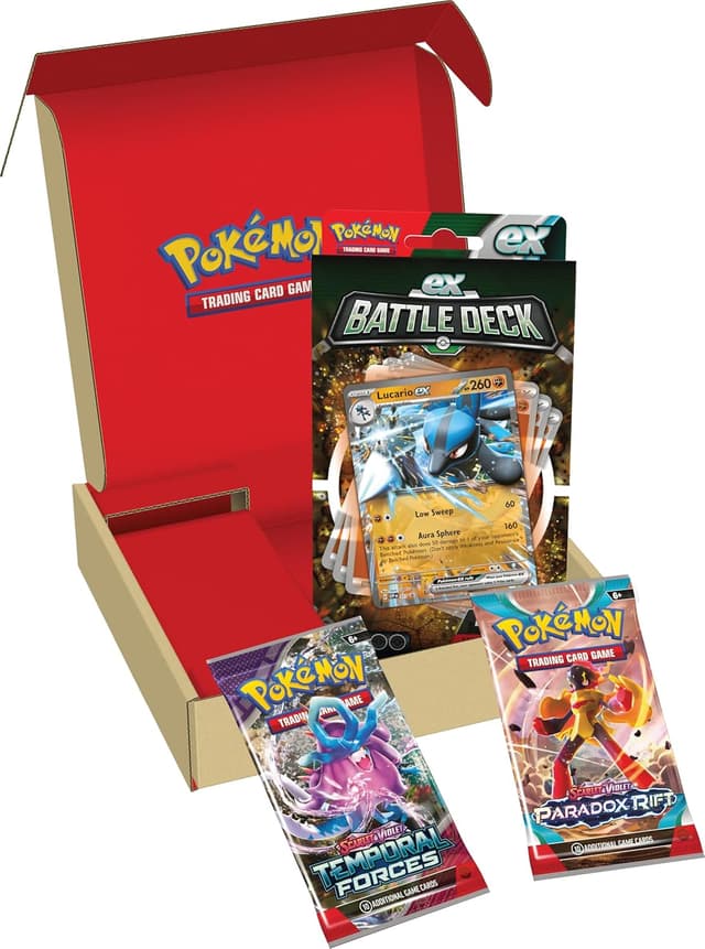 Imagen de Pokémon TCG Lucario ex Battle Deck 60-card en OfertitasTOP