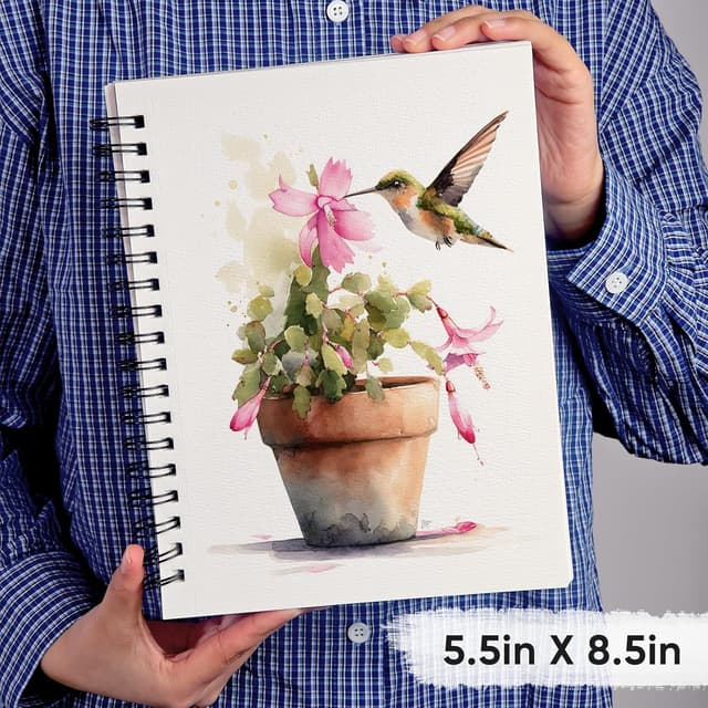 Thumbnail 5 de KOVIEDE watercolor paper pad 3-pack 90 sheets