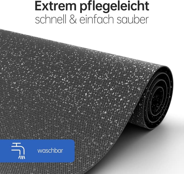 Detalle de HAYATEC Universal Antirutschmatte für den Autokofferraum (120 x 100 cm) – rutschfeste, wasserdichte Gummimatte zum Zuschneiden