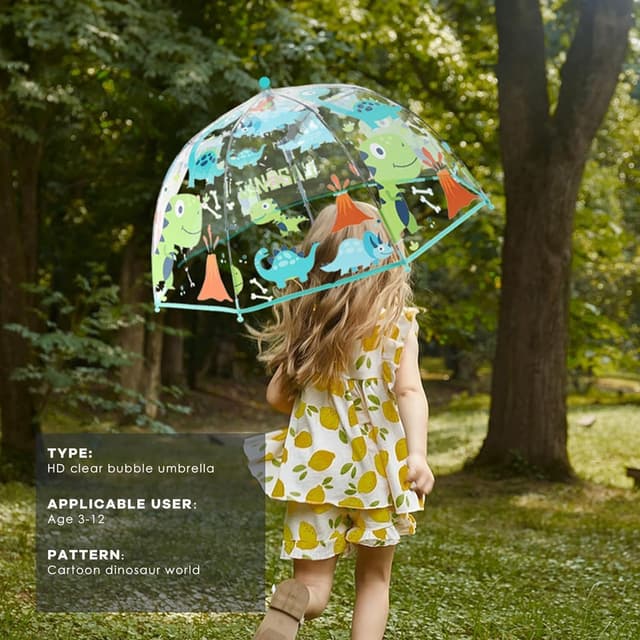 Thumbnail 6 de Kinder-Regenschirm Rhomba Klar 39 Zoll